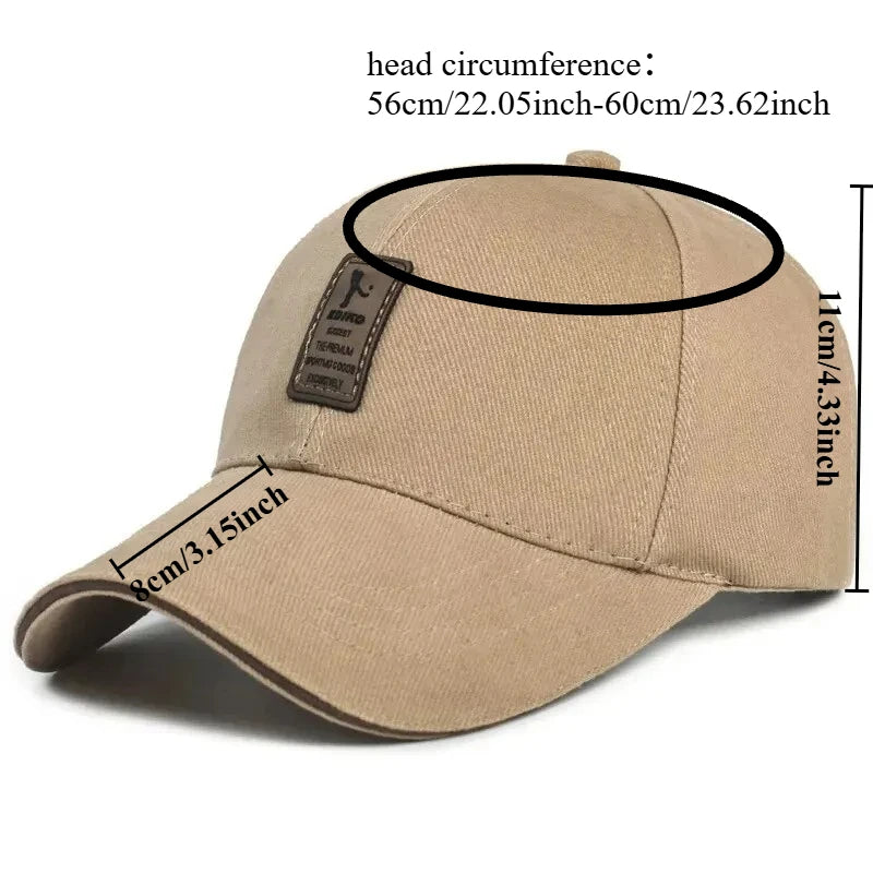 Baseball Cap, Sun Hat, Outdoor Sports Cap, Adjustable Golf Cap, Suitable for Both Men and Women, Suitable for Outdoor Sports Use