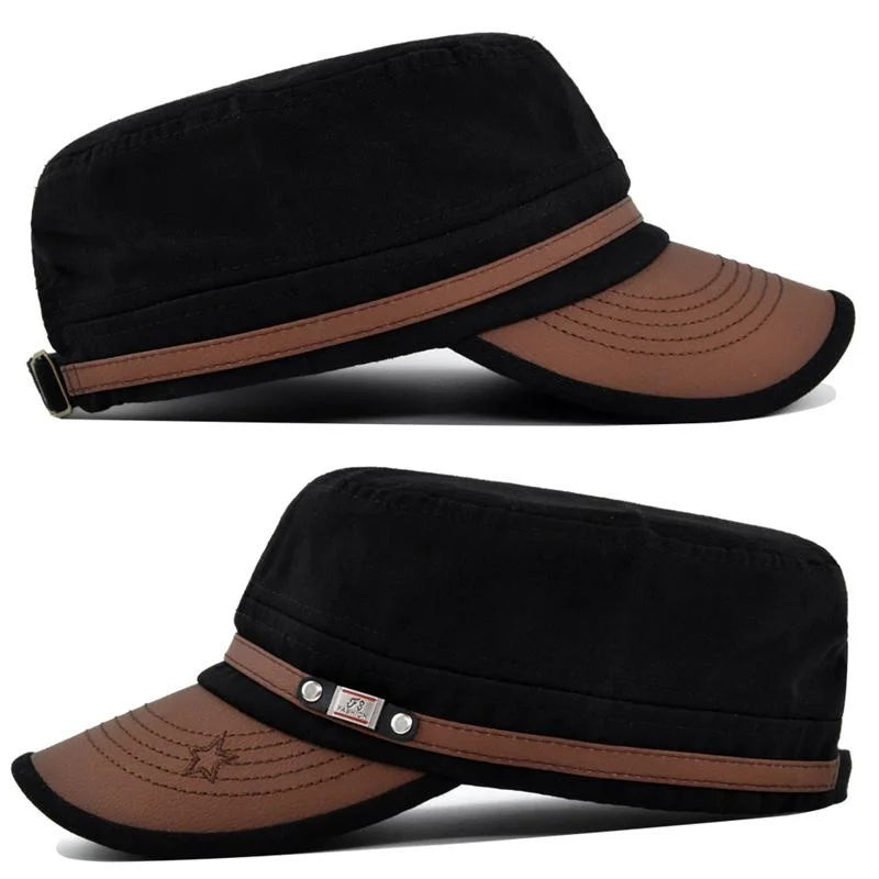 Embroidered Flat Cap casual hat Baseball Cap Sports Hat Hiking Hat Fishing Hat