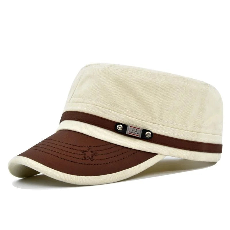 Embroidered Flat Cap casual hat Baseball Cap Sports Hat Hiking Hat Fishing Hat