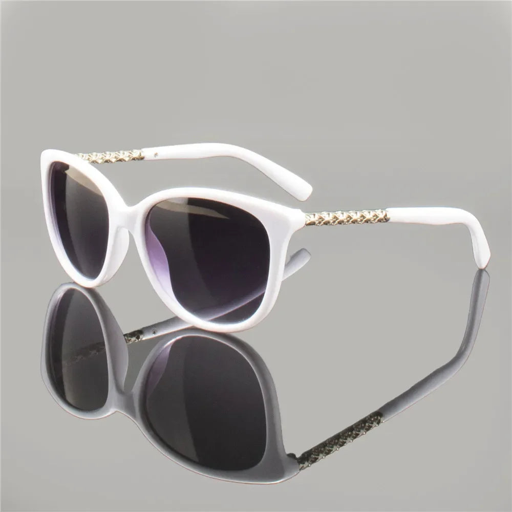 Oversized Sunglasses Women Luxury Brand Shades Sun Glasses Female Vintage Big Frame Hollow Frame Goggles Oculos de sol